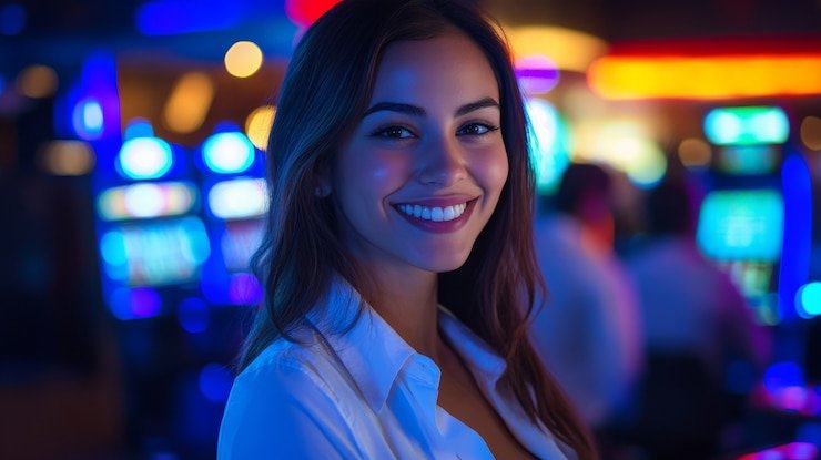 Pengguna Indonesia memainkan Live Casino 567apk di smartphone Android dengan tampilan dealer roulette